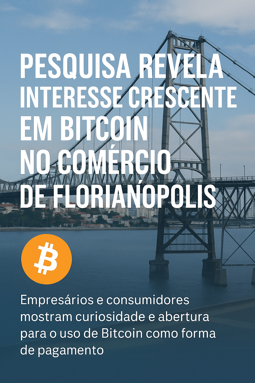 Pesquisa revela interesse crescente em Bitcoin no comércio de Florianópolis